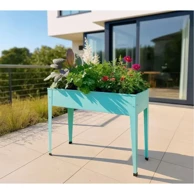 HERSTERA GARDEN Urban, povišena gredica i visoka tegla za cvijeće, 72 l, 100 x 40 x 84 cm, proizvedeno u EU, menta