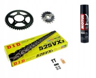D.I.D Pogonski set s ojačanim lancem za Triumph Tiger 800 XC, XCA, XCX, XR, XRT, XRX