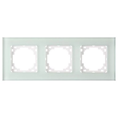 NILSON Okvir za prekidače 3-struki bijeli THOR