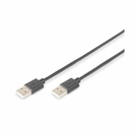 DIGITUS USB kabel A-A 1,8 m dvostruko zaštićeni, crni