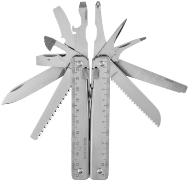 VICTORINOX Švicarski nožić Swisstool crna / teflon