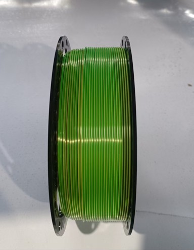 MRMS Filament za 3D pisač Silk PLA, 1.75 mm, 1 kg, žuto-zeleni