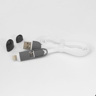 SBox Kabel USB-Micro USB + iPhone 5 M/M (Bijeli, 1,5M)