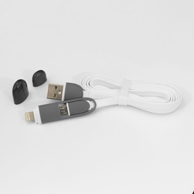 SBox Kabel USB-Micro USB + iPhone 5 M/M (Bijeli, 1,5M)