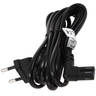 Priključni Kabel, Euro Tip C, 2 m, crni