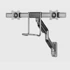 GEMBIRD Podesivi zidni nosač MA-WA2-02 za dva monitora, 17”-32”, do 8 kg