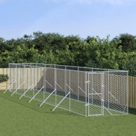 Vanjski kavez za pse srebrni 2 x 14 x 2 m od pocinčanog čelika