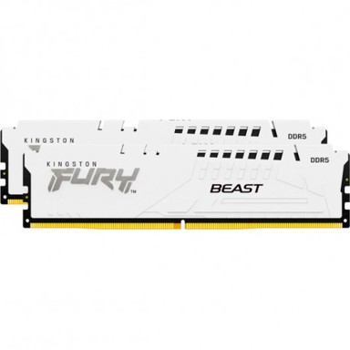 KINGSTON Radna memorija Fury Beast White Expo KF560C30BWEK2-64, 64 GB (2x32 GB), DDR5, 6000 MHz