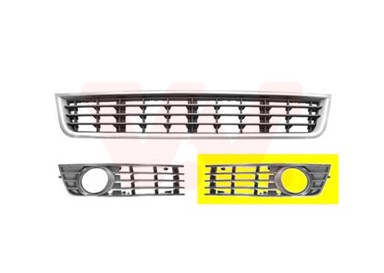 VAN WEZEL Maska branika Audi A4 01-05, prednja lijeva, sa maglenkom