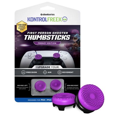 STEELSERIES Set palica za palac FPS Frenzy PS5 6100-PS5, ljubičasta/crna