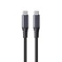 ESTUFF INFINITE USB-C kabel, USB4 Gen 2x2, snaga 100 W, brzina 20 Gbps, podrška za 8K@60 Hz, duljina 1 m, reciklirana plastika, crna