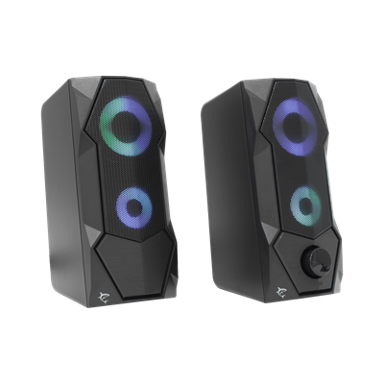 WHITE SHARK Zvučnici GSP-634 Flow, RGB, crni