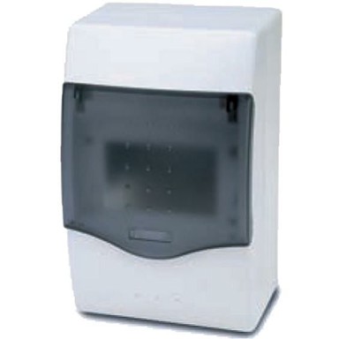 FAMATEL Kutija za osigurače, nadžbuk, 4 osigurača, providna, IP40