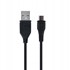 FOREVER USB-A – microUSB kabel, 1 m, 1 A, crni