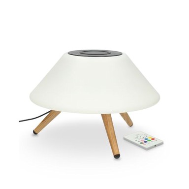 KSIX Stolna svjetiljka Omni lamp, 10W bežični punjač, zvučnik 5W, daljinski upravljač