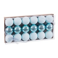 CASA SELECCIÓN božićni ukrasi, set 18 kom, ø 6 cm