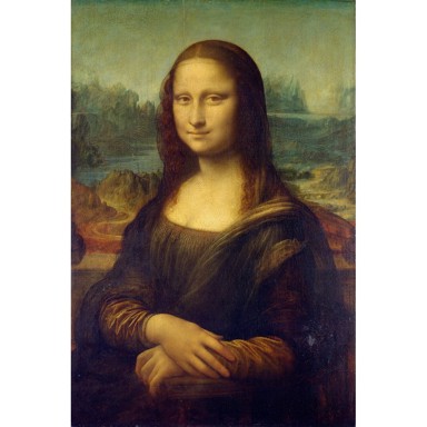 FEDKOLOR Reprodukcija slike Leonardo da Vinci 40 x 60 cm Mona Lisa 