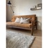 KARUP DESIGN Crna/antracitno siva sklopiva sofa 205 cm Knob, 205x95x79 cm