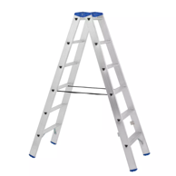 Aluminijske dvostrane ljestve 2x6 gazišta (190 cm)