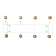 LEITMOTIV Zidna vješalica Saturnus Wooden Balls