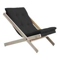 KARUP DESIGN Sklopiva stolica Boogie Dark Raw/Grey, 65x88x67 cm