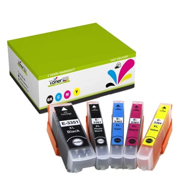 TONER123 Zamjenske tinte komplet Epson 33XL / C13T33574510 / Expression Premium XP-530, XP-540, XP-630, XP-635, XP-640, XP-645, XP-830, crna XL, foto crna XL, cijan XL, magenta XL, žuta XL