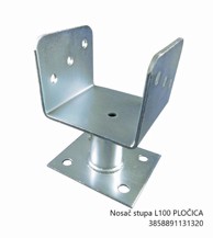 Nosač stupa L100 PLOČICA