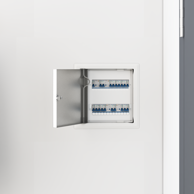 Pristupna ploča 2 kom 20 x 20 cm, bijela