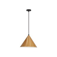 CANDELLUX LIGHTING Smeđa viseća svjetiljka sa staklenim sjenilom ø 25 cm Dunca