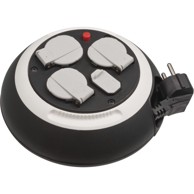 BRENNENSTUHL Produžni kabel Comfort Line CL-S crno/bijeli H05VV-F3G1.5