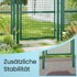 SONGMICS Vrtna vrata 106x125 cm, zelena