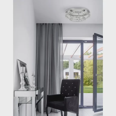 NOVA LUCE Plafonska svjetiljka Quentin NL9172519, LED 44 W, 3500 K, 2640 lm, IP20, krom