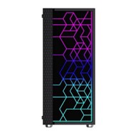 GEMBIRD Kućište Fornax 2500 ARGB, Gaming, ATX, Midi-Tower, backlight, crno