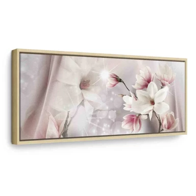 Slika Magnolia Reflection, jednodijelna, uska, 120x40 cm