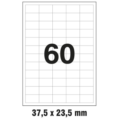 MARKIN Etikete ILK 37,5x23,5 mm 210A402 100 listova