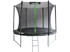 LEAN SPORT Trampolin, 8 FT, crni