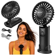 MG Mini Fan ručni i stolni ventilator, crni