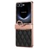 Futrola sa staklom za Samsung Galaxy Z Flip7 5G, crna