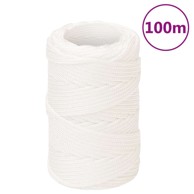 Brodski konop, svijetlo bijeli, 2 mm, 100 m, od polipropilena