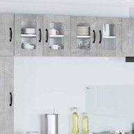 Zidni kuhinjski ormarić 2 pcs 60 x 31 x 40 cm, betonski sivi