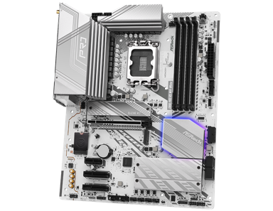 ASROCK Matična ploča Z890 Pro RS WiFi, Intel Z890, DDR5, WiFi, ATX, s. 1851, bijela