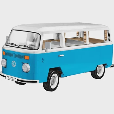 COBI Volkswagen T2b Bus, 1:12, svijetloplava i bijela 