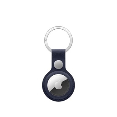 APPLE AirTag FineWoven key ring – navy