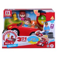 BJUNIOR Auto na daljinsko upravljanje Drive 'N Sort 16-95002