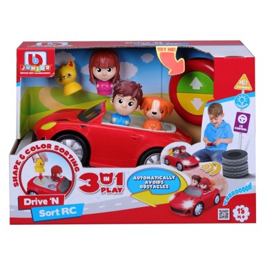 BJUNIOR Auto na daljinsko upravljanje Drive 'N Sort 16-95002