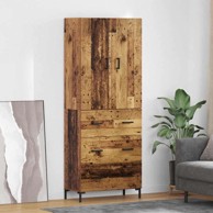 Zidni kuhinjski ormarić 69,5x34x180 cm od konstruiranog drva