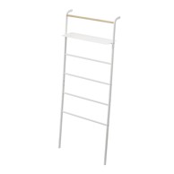YAMAZAKI Bijeli stalak s policom Tower Ladder