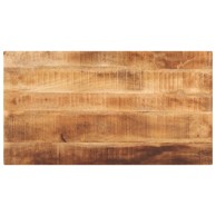 Ploča stola 110x50x3,8 cm, masivno grubo drvo manga prirodno, 38 mm