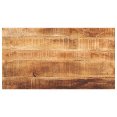Ploča stola 110x50x3,8 cm, masivno grubo drvo manga prirodno, 38 mm