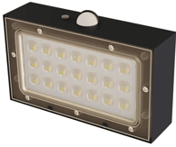 EMOS LED lampa Brixo ZG162S, senzor pokreta, neutralno bijela